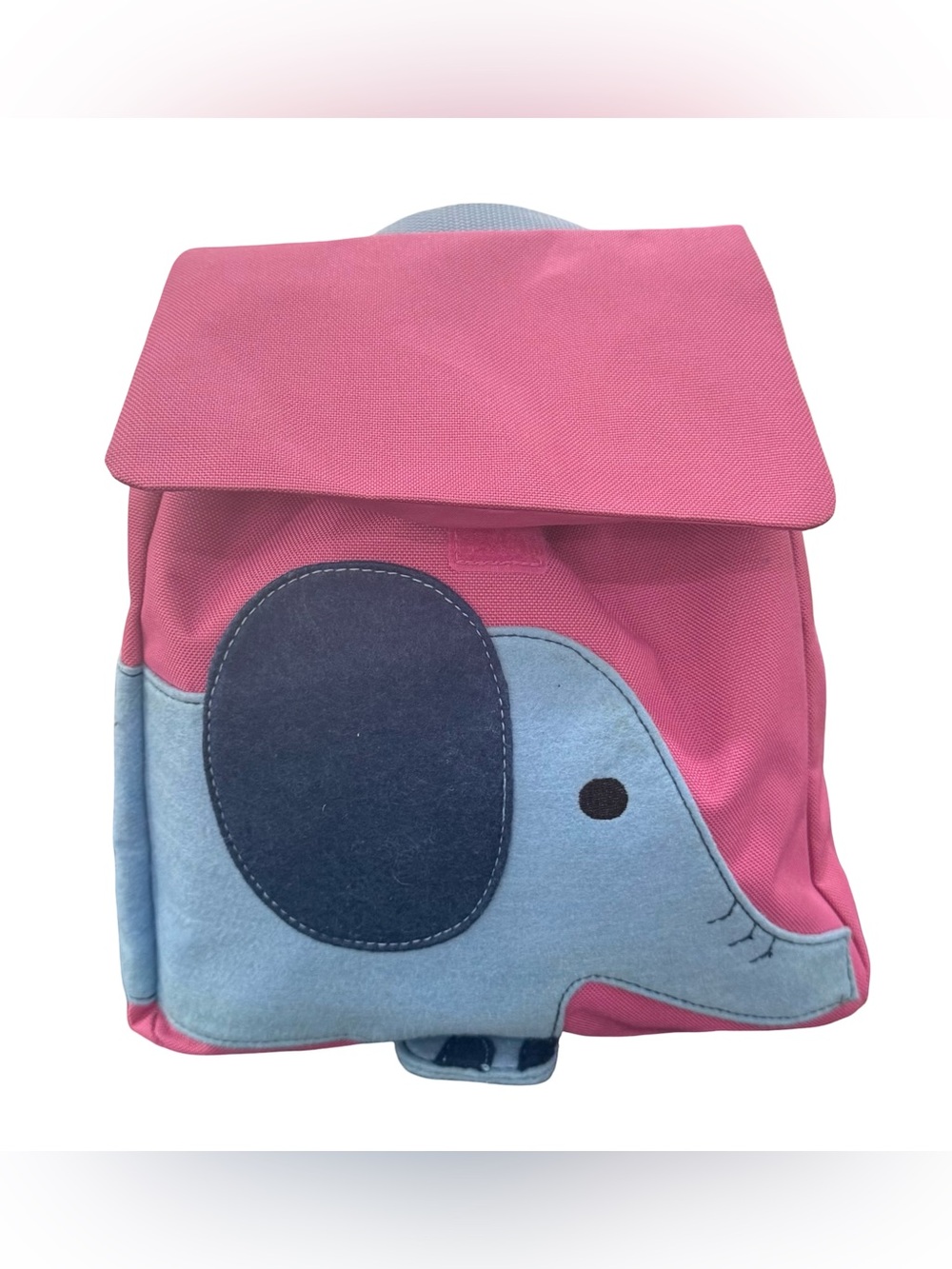 Pottery Barn Kids Pink Elephant Preschool Flap Backpack NWT